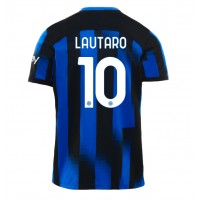 Koszulka piłkarska Inter Milan Lautaro Martinez #10 Strój Domowy 2023-24 tanio Krótki Rękaw